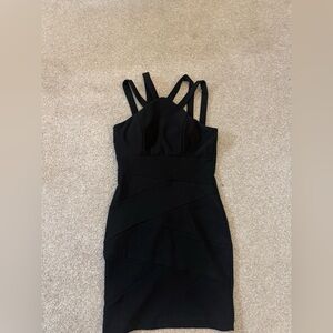 Emerald Sundae black bandage strap dress size m
